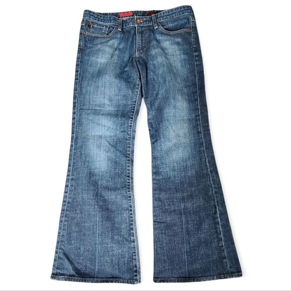AG Adriano Goldschmeid The Club Bootcut Flare Lowrise Jeans 31 - Picture 1 of 7